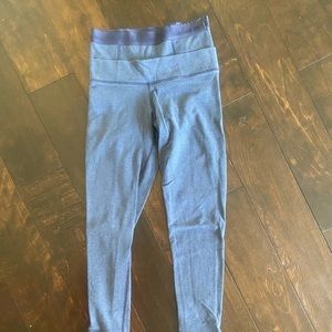 Lululemon leggings size 4 navy blue